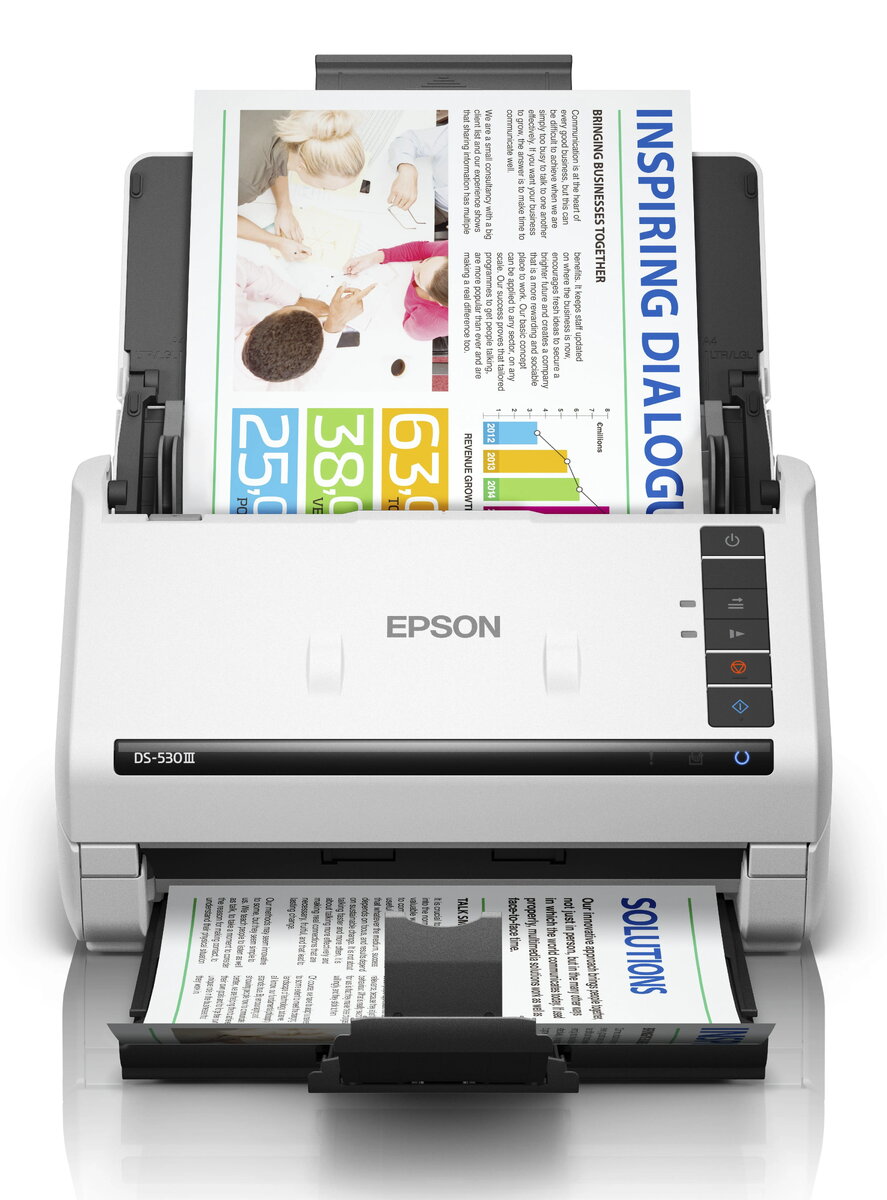 Epson WorkForce DS-530III Sheet-fed Scanner Photo 1