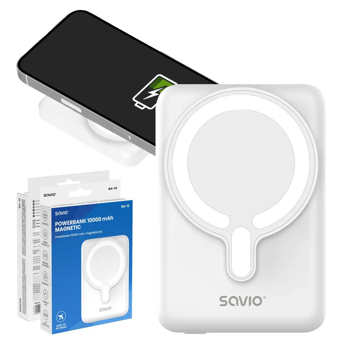 SAVIO BA-13 power bank 10000 mAh Photo 6