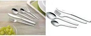 Esmeyer Kaffeelöffel MONITA coffee spoons 130 mm, chrome stainless steel 18/0, trowalised — set of 12
