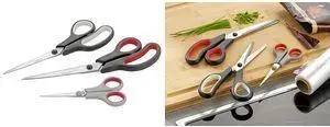 Esmeyer scissors set TRIO CUT 3-piece stainless steel with soft-touch handles (MPN 291-185)