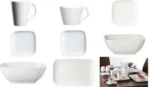 Ritzenhoff & Breker kafijas krūze ARENA 340 ml porcelāns, trauku mazgājamā mašīnā drošas — komplekts 6 gab.