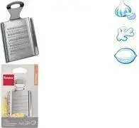Grater METALTEX 194522000 stainless steel ginger and garlic grater, silver, handheld, suitable for spices