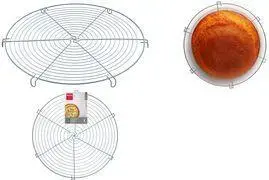 Cooling rack METALTEX Draht-Tortenkühler model 201632000 wire epoxy, diameter 320 mm, fine mesh, grey