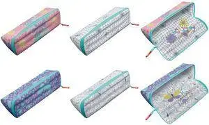 Пенал Maped Schlamper-Etui XXL FANCY PASTEL LOVELY DAISY — треугольная форма, XXL-открытие, 2 переворачиваемые стороны