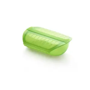 Steamer for Microwave Oven Lekue model 888205 – Microwave steamer for 3–4 portions, green