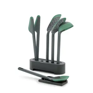 Kitchen utensil set Lekue 883484, 5-piece, green, heat-resistant up to 220 °C