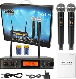 Bezvadu mikrofonu PA sistēma Bitmat DNA UVS 2 — 518–542 MHz