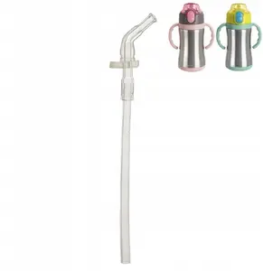 Nomaiņas silikona salmiņš Termio termokrūzei 18 cm bez BPA