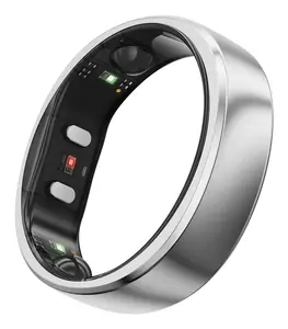 Smart ring activity tracker Samsung RingConn Gen 2 Air, IP68, Silver, 10-day battery, USB‑C charging case