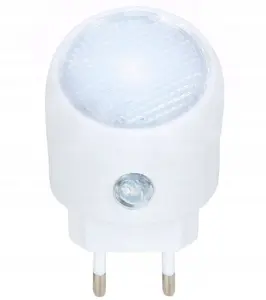 Night plug-in LED lamp Sanico ORION with dusk sensor, white