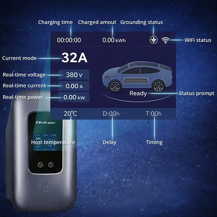 QOLTEC зарядная станция 3-фазная 22 кВт 32 A Photo 5