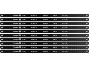 Jigsaw/scroll/reciprocating saw blades VOREL (TOYA) 27545 — bimetal set, 10 pieces