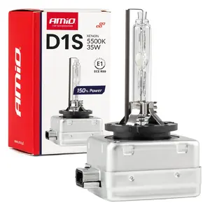 Amio Xenon Bulb D1S 5500K 35W +150% POWER — Cold White Light