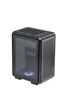 Computer case Cooler Master MasterFrame 400 Mesh Black mATX with transparent side panel and 1x 120mm ARGB fan