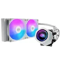 CPU Liquid Cooler Cooler Master MasterLiquid Core Nex Digital 240 White ARGB — 2x 120mm fans, ARGB, LGA1851/AM5 compatible