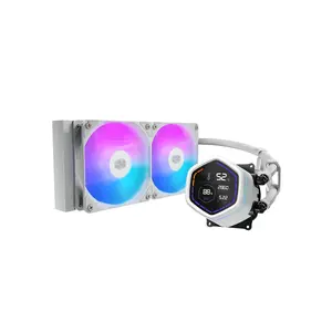 Cooler Master MasterLiquid Core Nex Digital Processor All-in-One Liquid Cooler Black 12 cm 650-1750 RPM Rifle Bearing