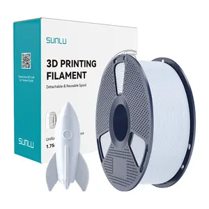 PLA Filament Sunlu High-Speed PLA H-S W – White, 1.75 mm, PLA material
