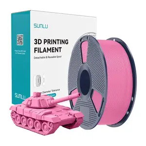 Sunlu PLA+ High-Speed Pink filament for FDM 3D printers, PLA+ formulation, high-speed printing
