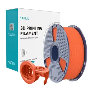 Sunlu PETG High-Speed Matte Filament (оранжевый) — PETG филамент для 3D-принтера, высокая скорость, матовая поверхность
