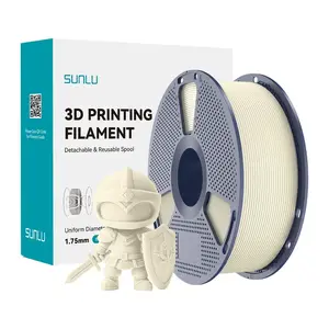 PLA+ šķiedra Sunlu PLA+ (Ivory) FDM 3D printeriem, 1.75 mm, PLA+ BW