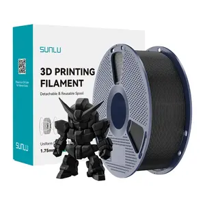 3D Printer Filament Sunlu PLA+ 2.0 (Black) — PLA+ polymer for FDM printing