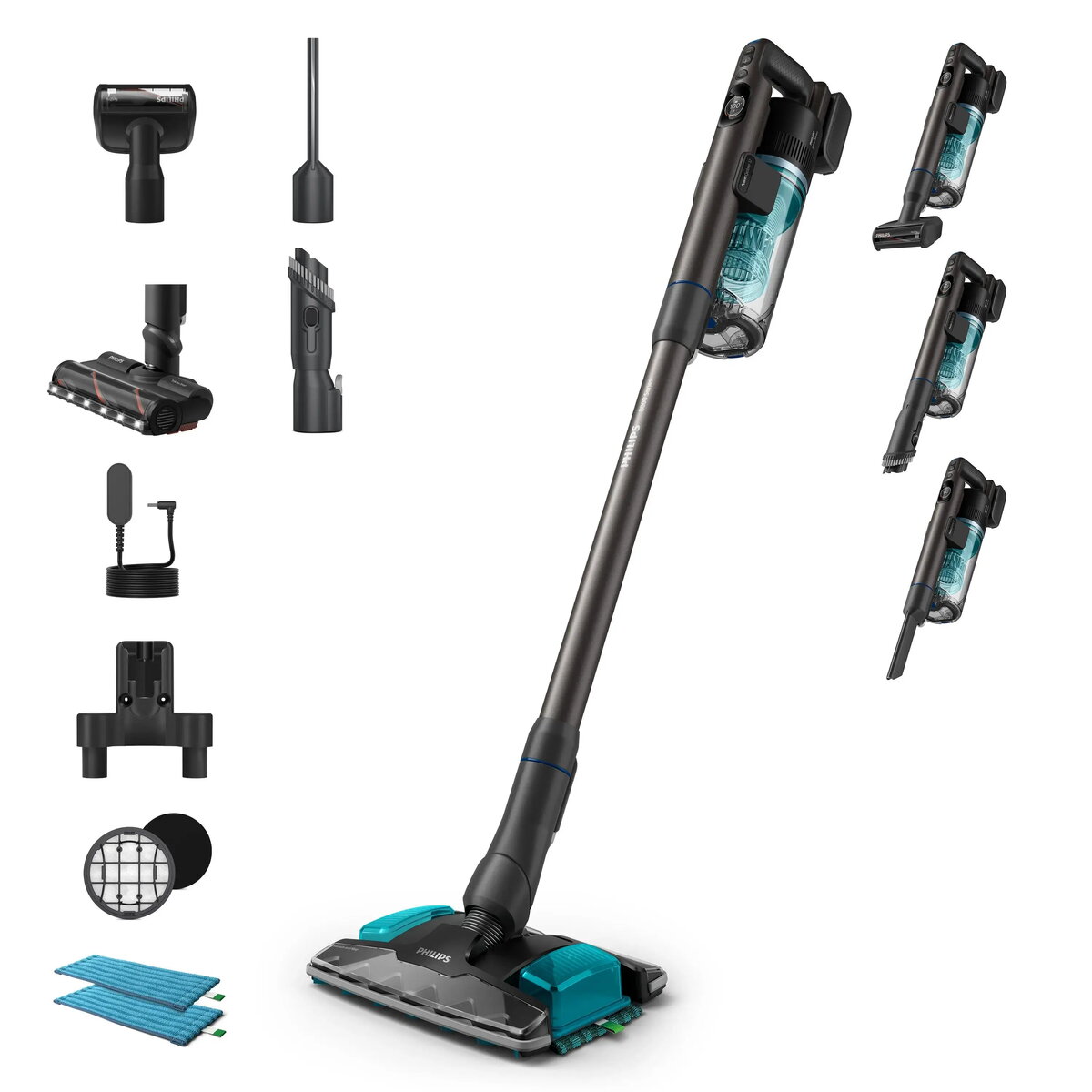 Philips XC8155/01 2-in-1 bezvadu putekļusūcējs un