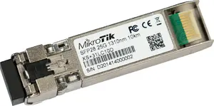 Network transceiver module MikroTik XS+31LC10D SFP28 25 Gbps fiber 1310 nm stainless steel