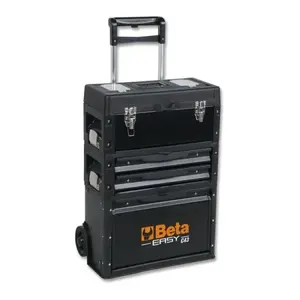 Trīsdaļīgs instrumentu ratiņš Beta BE4300/C43 – modulisks darbnīcas ratiņš ar vairākiem nodalījumiem