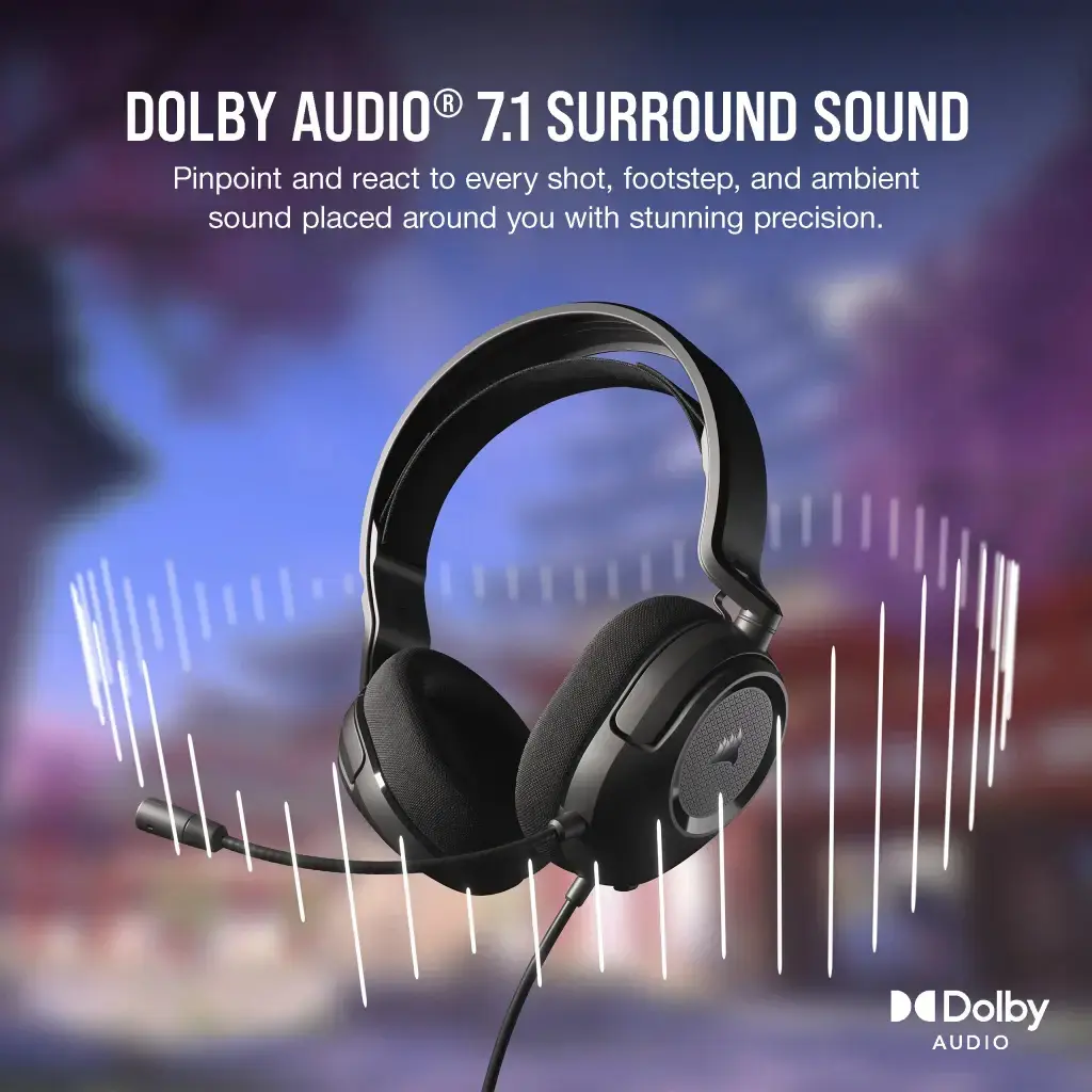 CORSAIR HS35 SURROUND v2 Austiņas Photo 9
