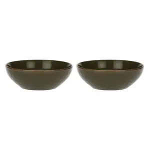 Salad bowls set Rose&Tulipani Concerto Grigio Tortora, 2 pcs, grey-brown, 26 cm