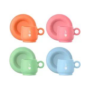 Набор чашек Bialetti PFRUIT003 — 4 шт., для эспрессо, разноцветные