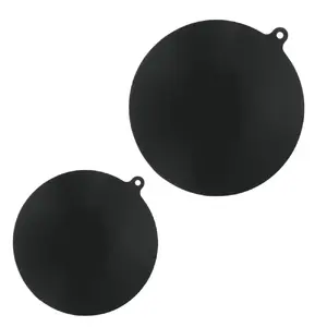 Комплект защитных ковриков для индукционной плиты 2 шт, Metaltex IT01252496, силиконизированное стекловолокно, Ø22 и Ø24 см