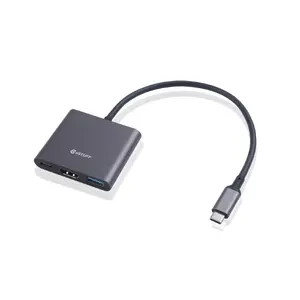 USB-C AV мультипортовый хаб eSTUFF ES623001 — адаптер eSTUFF с AV и многопортовым подключением