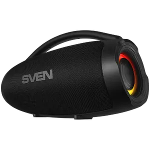 Портативная колонка SVEN PS-375 — 30+2×15 Вт (RMS), Bluetooth, TWS, USB, литиевый аккумулятор, чёрная