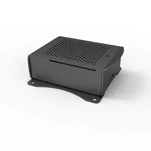 Алюминиевый корпус для Raspberry Pi 4 B от JYT, модель RB-AlucaseP4+01B, черный