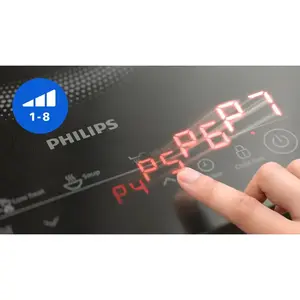 Precision control with 8 heating levels