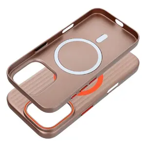 Phone case for iPhone 15 Pro Max — OEM Simply, MagSafe-compatible, titanium desert finish