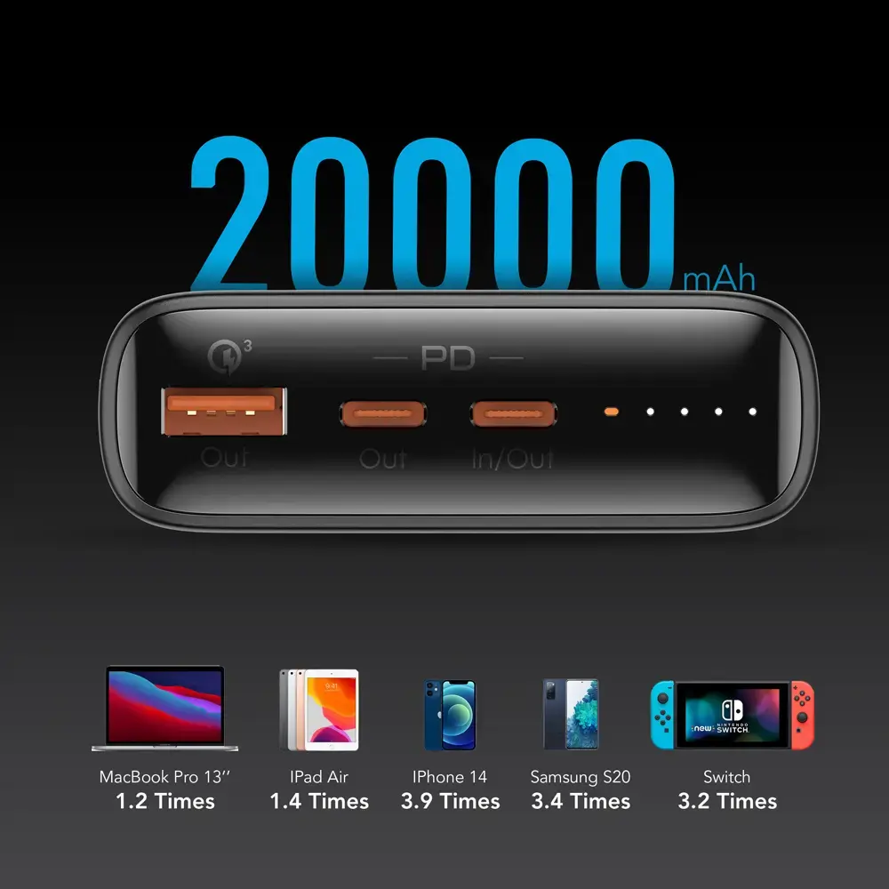 Veger TC100 VG-W2032C-100 powerbanks 20000mAh Photo 8