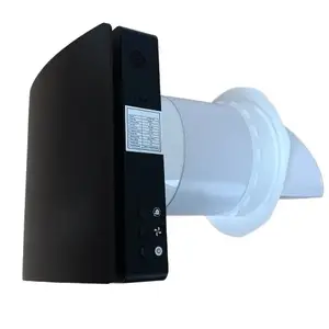 Настенный рекуператор HiSmart HT260539 для одного помещения до 46 м² с датчиком CO2 и Wi‑Fi (Tuya), чёрный