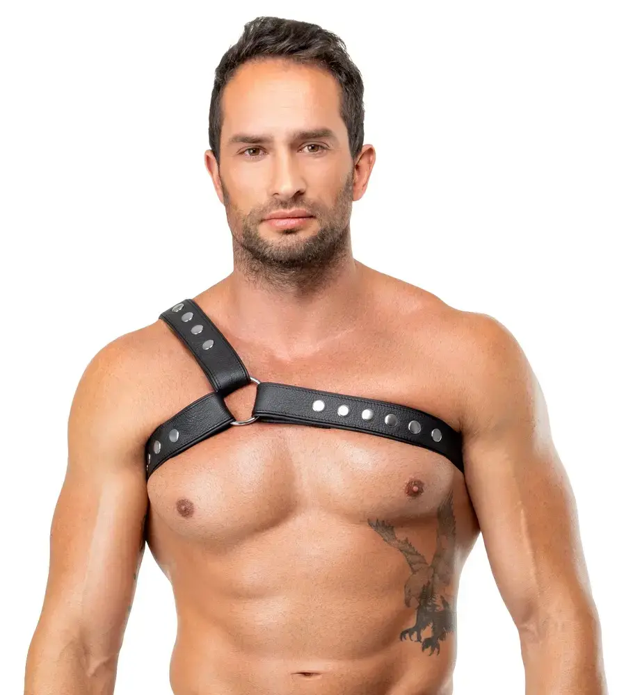 ZADO Men's Leather Harness S-L кожаная портупея Photo 2