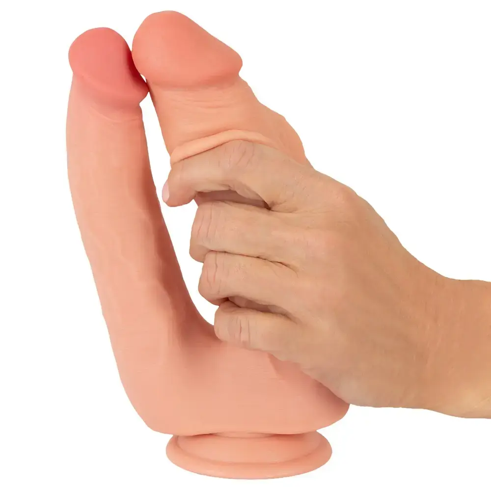 Nature Skin Bendable Double Penetrator двойной фаллоимитатор Photo 10