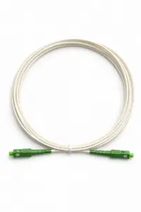 Fiber optic patchcord TB SC‑SC APC 2 m, singlemode, white
