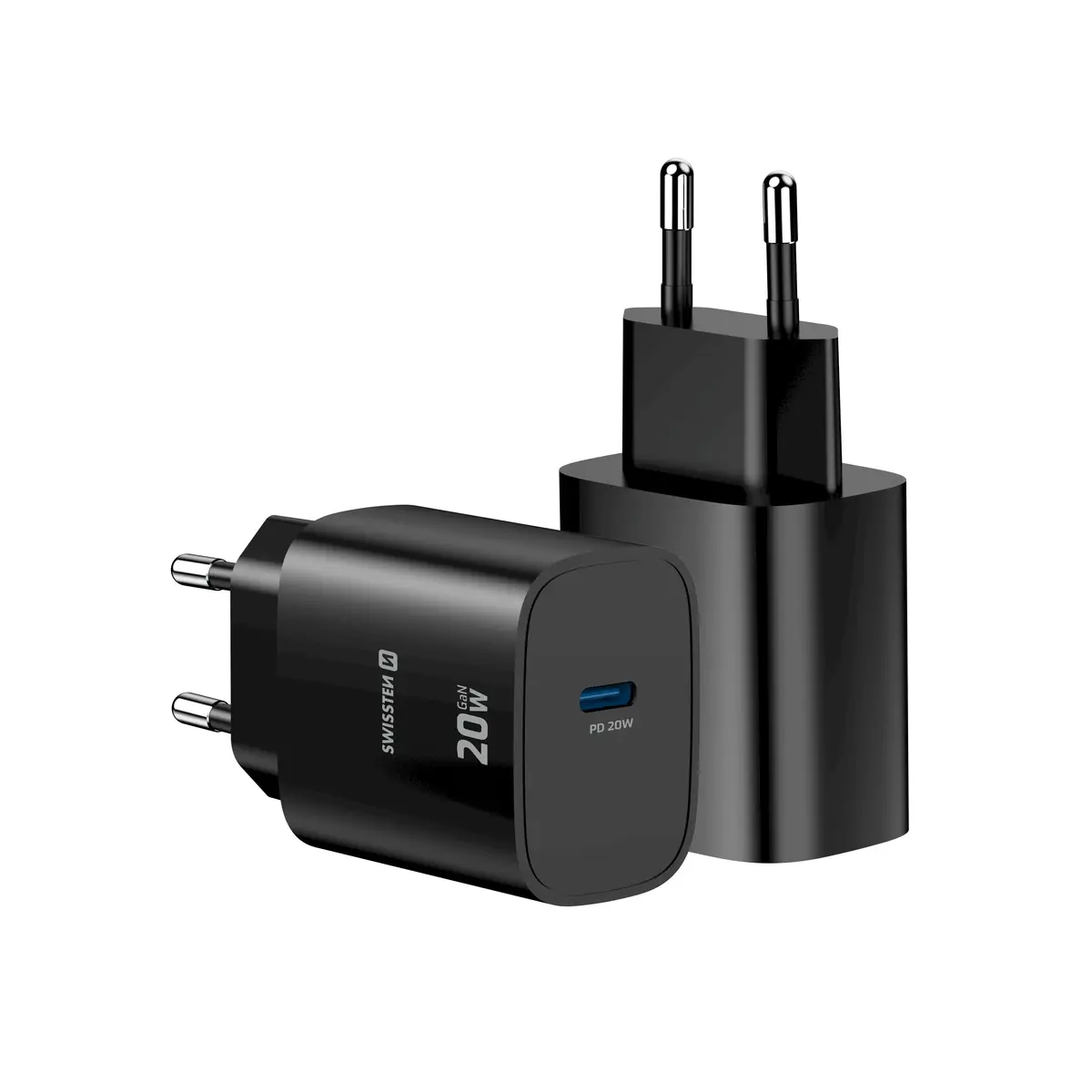 SWISSTEN Edge Travel USB-C GaN 20W Charger Photo 2
