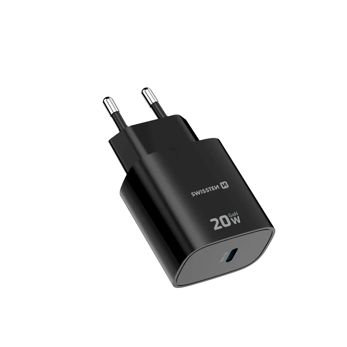 SWISSTEN Edge Travel USB-C GaN 20W Charger Photo 3