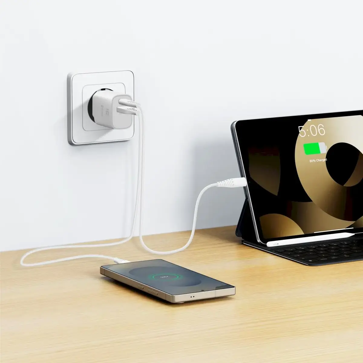 SWISSTEN Edge Travel USB-C PD 25W + USB-A QC 18W Photo 11