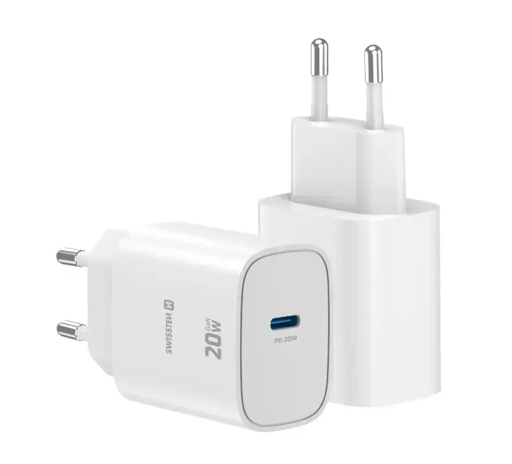 SWISSTEN Edge USB-C GaN 20W Travel Charger Photo 2