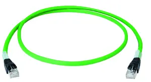 Сетевой кабель Telegärtner Cat6a S/FTP (S-STP) 7,5 м RJ-45–RJ-45 зелёный