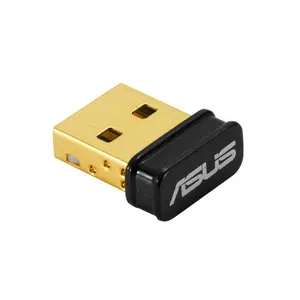 Беспроводной Bluetooth USB адаптер ASUS USB-BT600 с максимальной скоростью передачи данных 1.5 Мбит/с в черном и золотом цвете