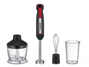 Immersion Blender Heinner HHB-DC1200BKRD 1200 W, 0.6 L bowl, 0.5 L chopper, stainless steel blade