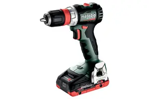 Аккумуляторная пистолетная дрель Metabo BS 18 L BL Q — бесщёточная, 18В LiHD, 4 А·ч x2, 1700 об/мин, патрон 1,3 см, сверление в дереве 4 см